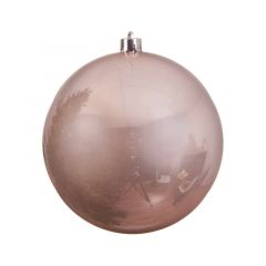 Shatterproof Bauble 14cm Blush Pink - Kaemingk