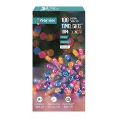 Timelights 100 LED Rainbow - Premier Decorations