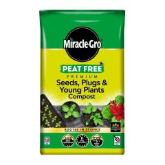 Miracle-Gro® Peat Free Premium Seeds, Plugs & Young Plants Compost 20L