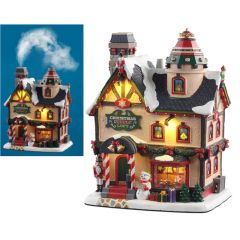 Lemax Christmas Supply Loft With Smoking Chimney