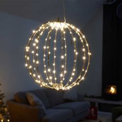 190 LED Twinkle Orb, Warm White 30cm, LV 30cm