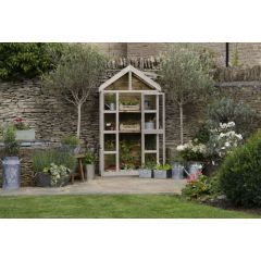 Forest Garden Georgian Tall Wall Greenhouse with Auto Vent  - Home Delivery 