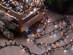 Festive Firefly Lights 200 White/Warm White Battery Operated