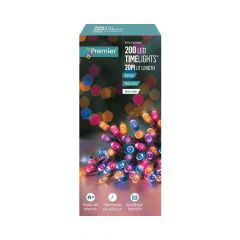 Timelights 200 LED Rainbow - Premier Decorations