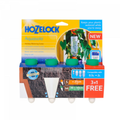 Hozelock Aquasolo Holiday Watering Cones for Medium Pots - 4 Pack