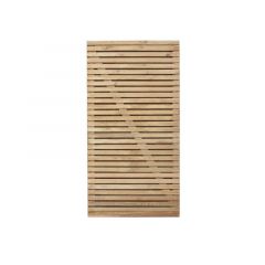 Forest Garden Double Slatted Gate 6ft (1.8m) - Home Delivery 