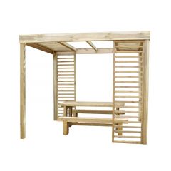 Forest Garden Dining Pergola - Home Delivery 