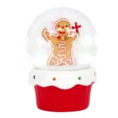 Gisela Graham Gingerbread Man Mini Dome 