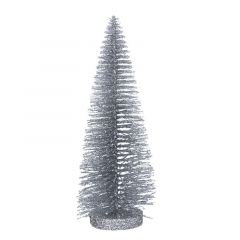 Gisela Graham Bristle Tree Silver Small