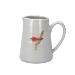 Gisela Graham Ceramic Mini Jug Robin