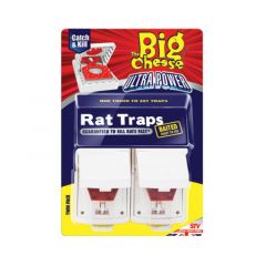 The Big Cheese Ultra Power Rat Traps - Twinpack