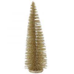 Gisela Graham Bristle Tree Gold Large