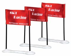 Lemax Ski Racing Flag, Set Of 3