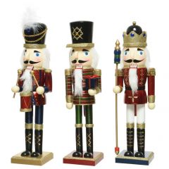 Kaemingk Single Nutcracker Firwood 50cm (3 Assorted Designs)