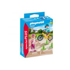 Special Plus: Children With Bike & Skates - Playmobil