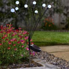 Smart Garden 8-Stem GloGlobes Cool White, Stake Light