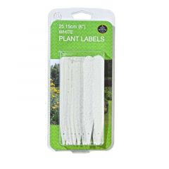 Garland 15cm (6") White Plant Labels (25)