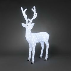 Konstmide Acrylic Reindeer W 184 White LED 130cm (IP20)