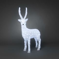 Konstmide Acrylic Reindeer W 160 White LED 105cm (IP20)