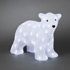 Konstmide Acrylic Bear W 64 White LED 41cm (IP20)