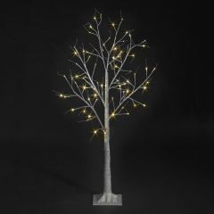 Birch Tree With 48 Warm White LEDs - 1.2m