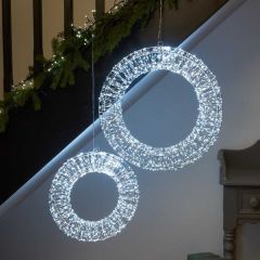 Smart Garden 960 LED Galaxy Wreath - Cool White, LV 40cm