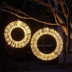 Smart Garden 960 LED Galaxy Wreath - Warm White, LV 40cm