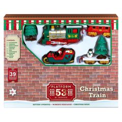 Premier Lit Musical Puzzle Train 39 Pieces (Battery Operated)