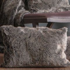 Alaskan Wolf Cushion Grey - 40cm x 60cm