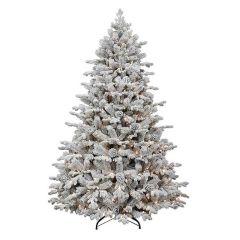 Puleo Pre-Lit Balmoral Spruce Tree with 350 LED 6ft