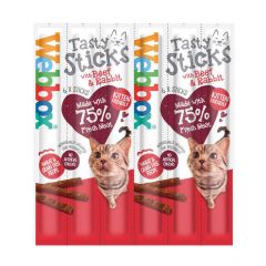 Webbox Beef & Rabbit Tasty Sticks Cat Treats 30g