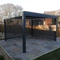 Supremo Belfort Gazebo 3x4m with Curtains & LED