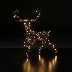 NOMA Black Wire Stag 52cm 150 Warm White LED