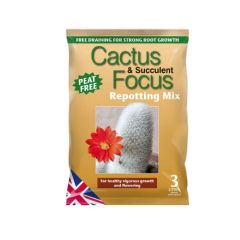 Cactus & Succulent Focus Repotting Mix Peat Free 3l