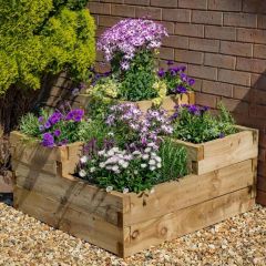 Forest Caledonian Tiered Raised Bed 90 x 90cm