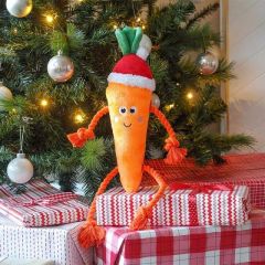 Zoon Santa Carrot Rope Legs PlayPal