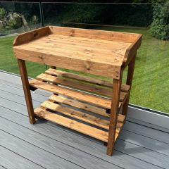 Charles Taylor Deluxe Davenport Utility Garden & BBQ Table Large