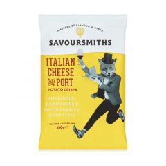 Savoursmiths Italian Cheese & Port Crisps 150g