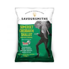 Savoursmiths Somerset Cheddar & Shallot Crisps 150g