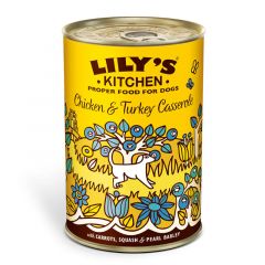 Lily's Kitchen Chicken & Turkey Casserole Dog Food Tin 400g