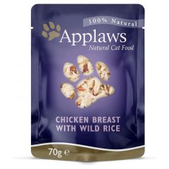Applaws Chicken & Rice Wet Food Pouch For Cats 70g
