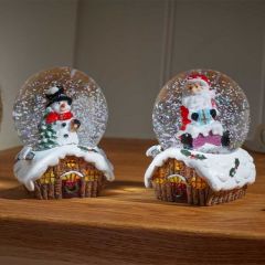 Snow Sphere Christmas Cabins - Assorted Designs