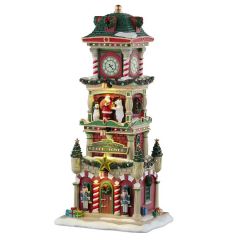 Lemax The Village Square Clock Tower