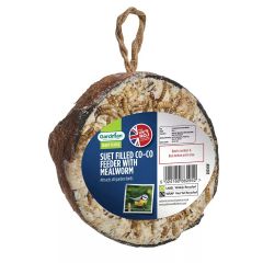 Gardman Suet Filled Co-Co Feeder with Mealworm Single
