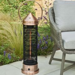 Copper Electric Heater Lantern 84cm - Kettler