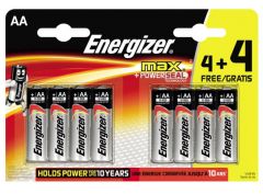 Energizer Max AA Battery - 4+4 Pack