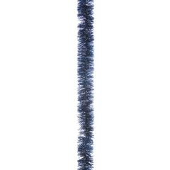 Festive Finecut Tinsel 200x10cm Midnight Blue