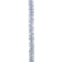 Festive Finecut Tinsel 200x10cm Silver