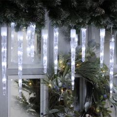 Festive Icicle Lights 24cm Colour Changing White/Warm White