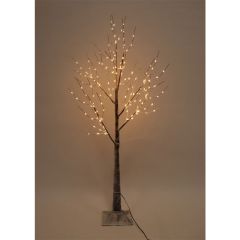 Festive Lit Snowy Tree 120cm 180 Warm White LED